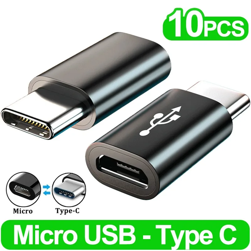 Micro USB żeński do typu C męski Adapter konwerter do tabletu z systemem Android USB-C ładowarka konwerter złącze do Huawei