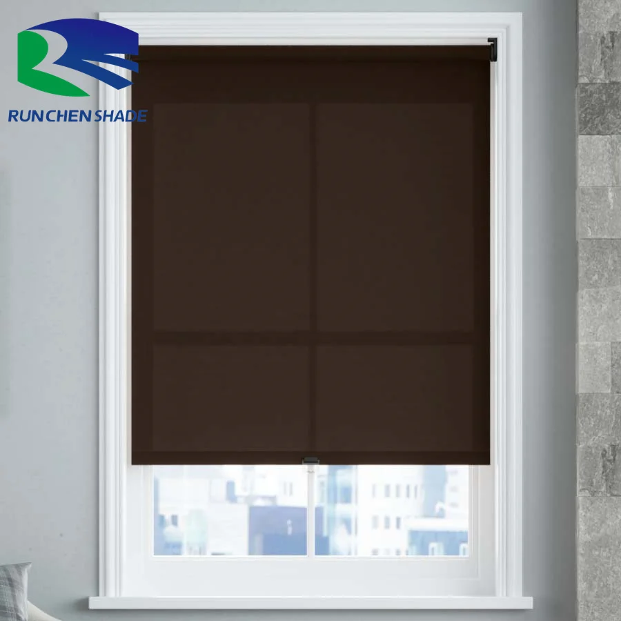 Custom shading and light transmission roller shutter manual electric sunshine fabric indoor roller blinds