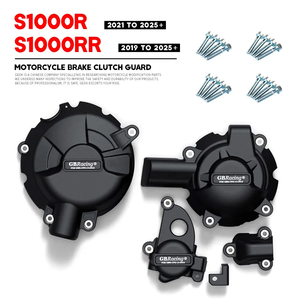 

GB Racing Engine Cover S1000R S1000RR M1000R M1000RR 2019-2025 For BMW Motorcycle Alternator Clutch Protection Cover Accessories