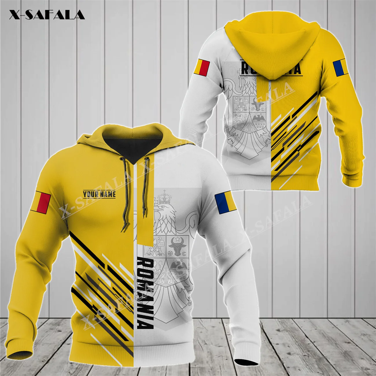 

Unique Design ROMANIA Eagle Flag Gift 3D Full Print Zipper Hoodie Men Pullover Sweatshirt Hooded Jersey Tracksuits Outwear Coat