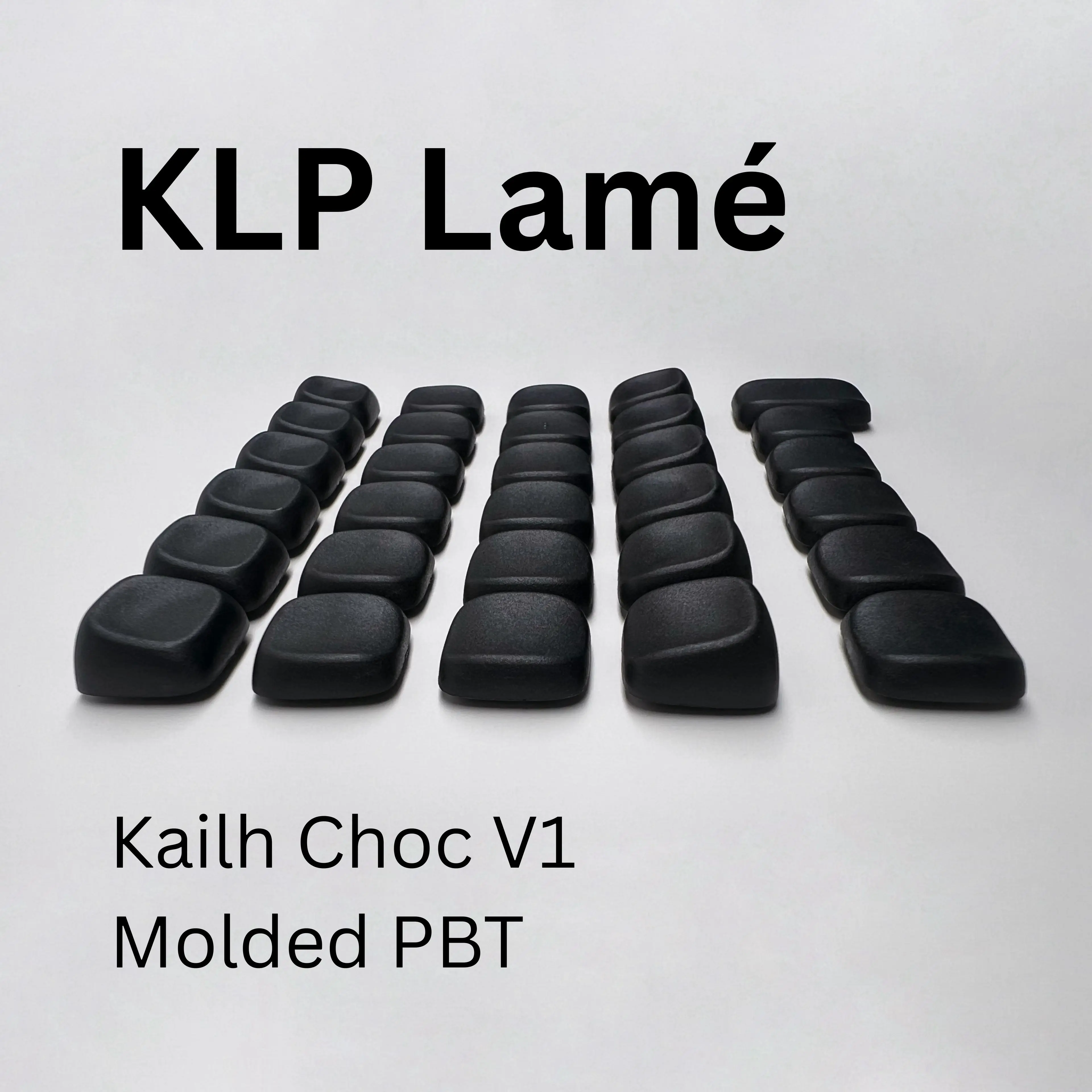

46/60 шт. колпачки для клавиш KLP Lamé, литые впрыском низкопрофильные колпачки из ПБТ для переключателей Kailh Choc V1 1U/1,5U KLP Lame Keycap