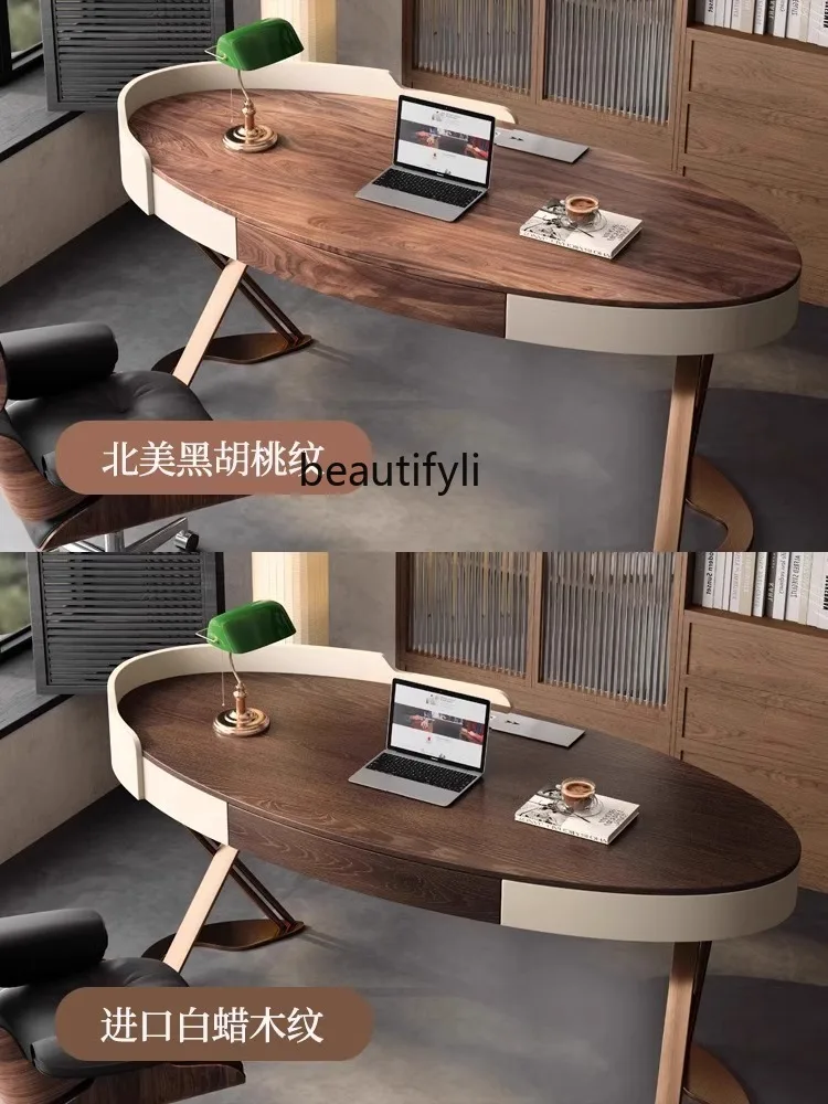 Nordic Ash Desk Modern Minimalist Study Desk Designer Villa Home Office