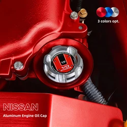 Aluminum ENGINE Oil Cap for nissan ALTIMA MAXIMA SILVIA S13 S14 240SX SENTRA SUNNY INFINITI 350Z 300ZX 370Z JDM cars accessories