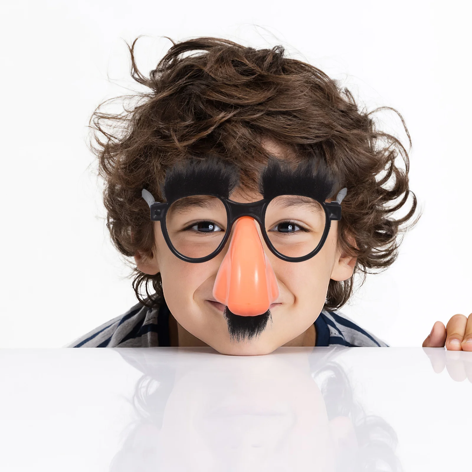 

4 шт., весенние очки с большим носом, очки для Хэллоуина, забавный костюм розыгрыша, вечерние очки, карнавальный аксессуар, очки для розыгрыша