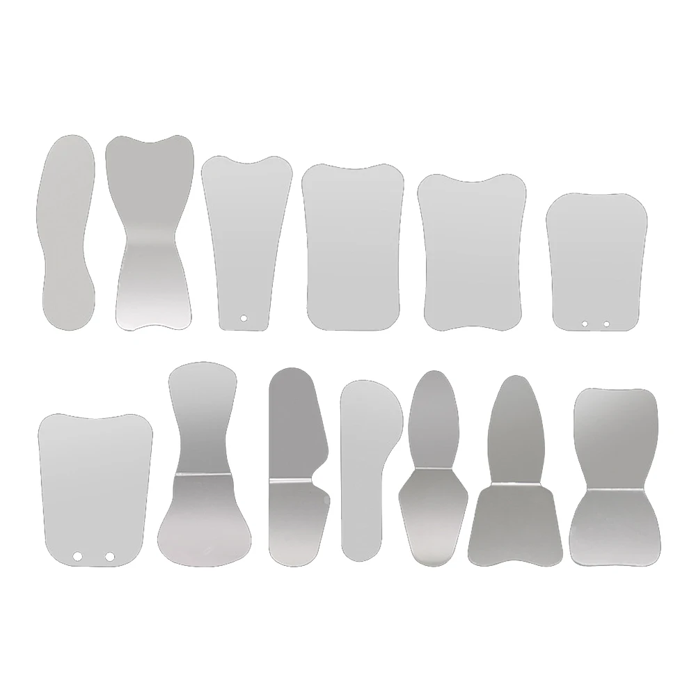 

2 pcs Dental Stainless Steel Photography Mirrors Autoclavable Double-Sided Intra-Oral Orthodontic Reflectors