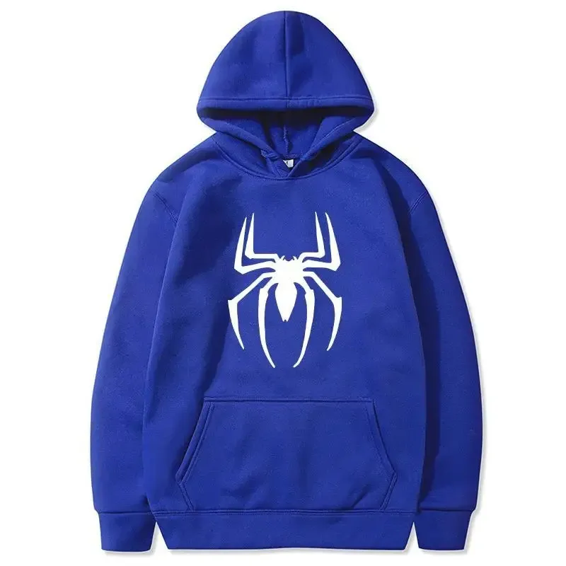 Parkour printhoodies spider men spiderman hoodie for clothing women pullovers winter sweater sweatshirt jackets black white