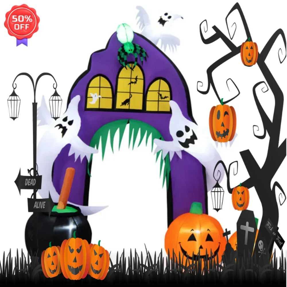 

9 Feet Halloween Inflatable Archway Decor