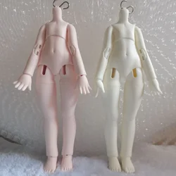 New Resin 1/6 Bjd Doll's Body White/ Pink Skin Multi Joints Movable with S Neck Girls Dress Up Toys