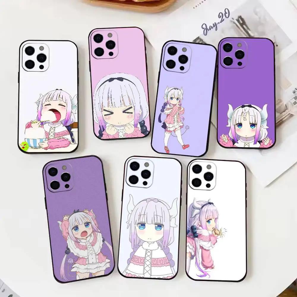 

M-Miss Kobayashi's Dragon Maid Phone Case For iPhone 17, 16,15,14,13,12,11 X XR Plus,Others Soft Black Cover