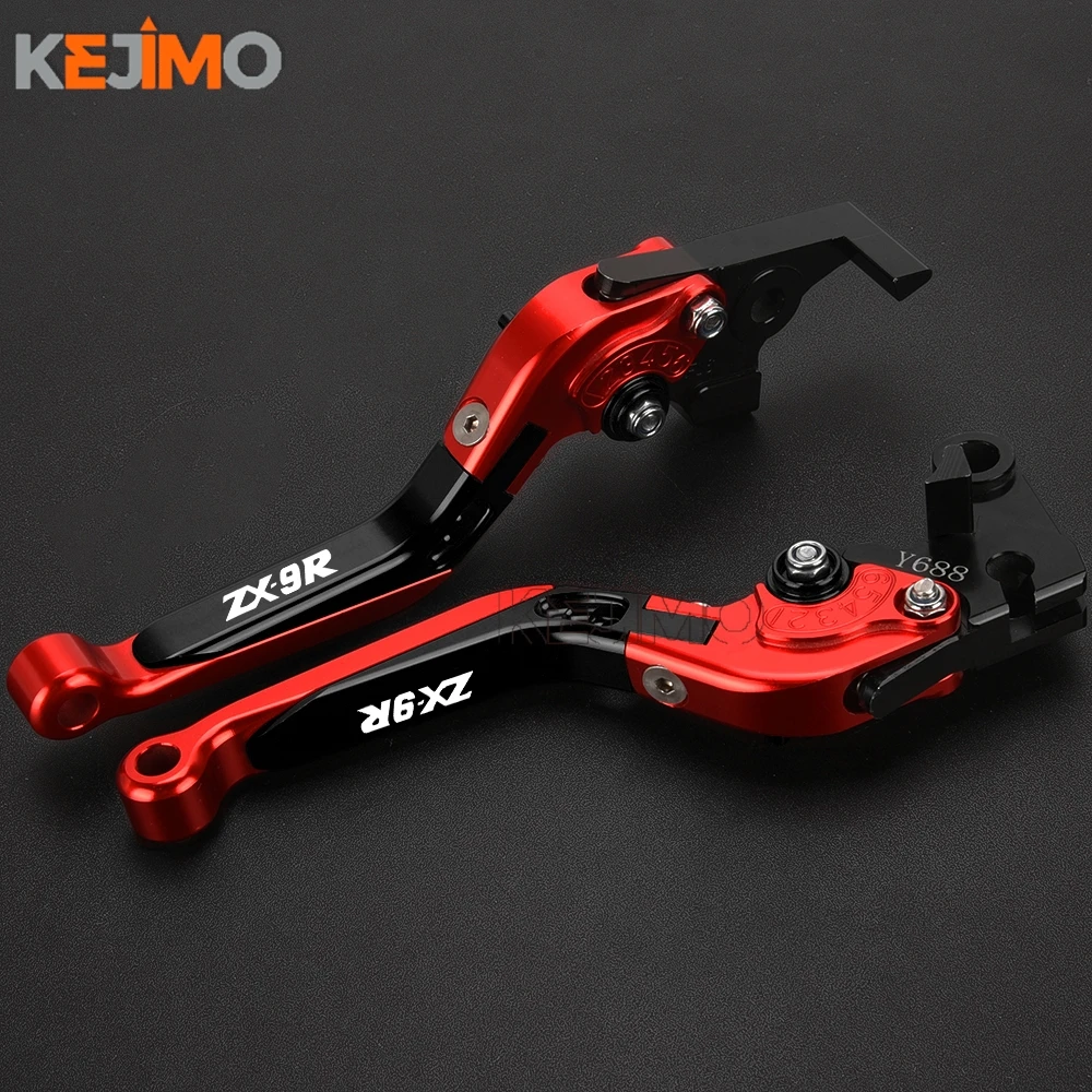 For Kawasaki ZX9R ZX zx-9R ZX9R 1998 1999 CNC Aluminum Motorcycle Adjustable Folding Extendable Brake Clutch Levers Accessories