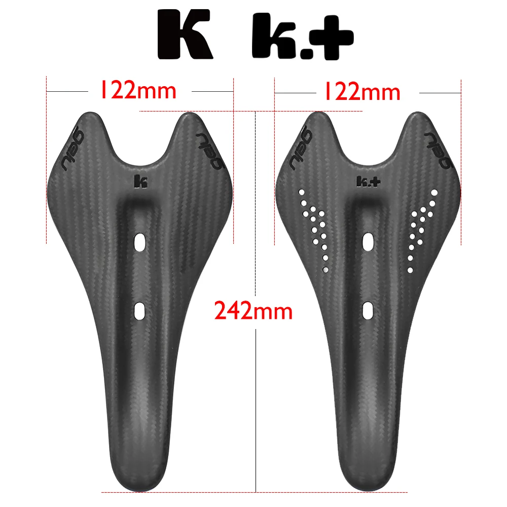 Gravel bike carbon fiber saddle mountain bike front seat 242*122 suitable for road bike integrated seat post seat accessories