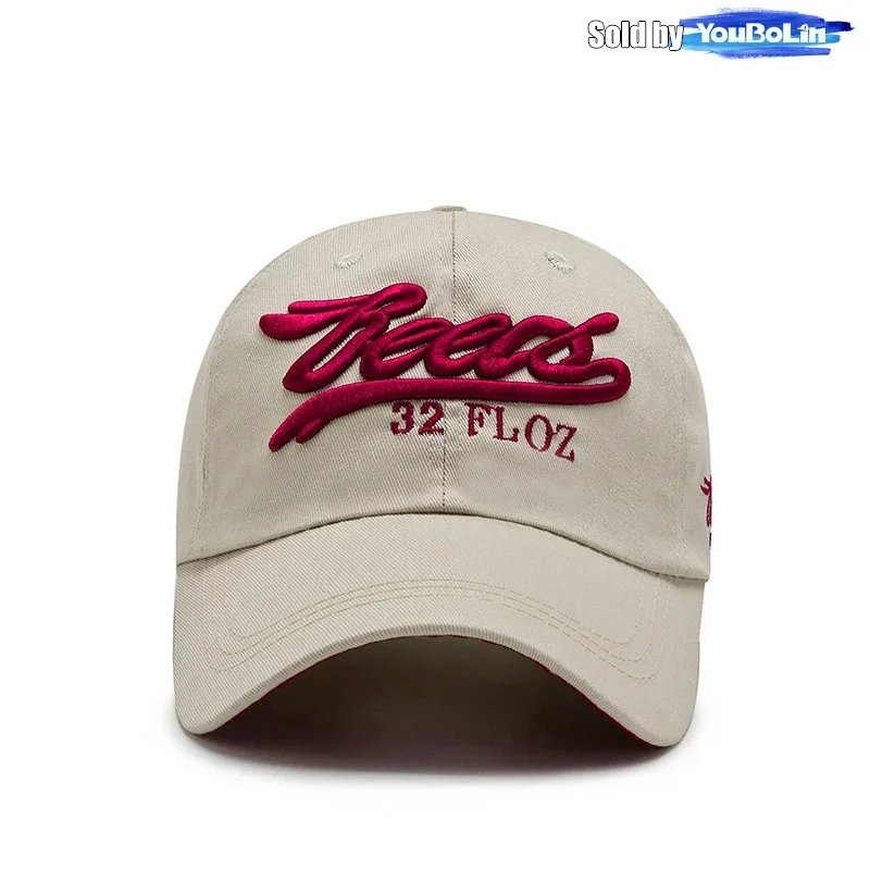Letters 3D Embroidery Cotton Adjustable Baseball Cap Sun Hat Trucker Caps Dad Hats - view 5