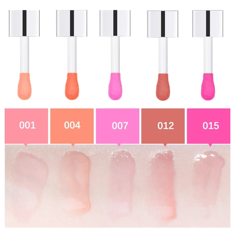 Crystal Jelly Moisturizing Lip Oil Plumping Lip Gloss Makeup Lipstick Sexy Plump Lip Gloss Oil Tinted Lip Plumper 6ml