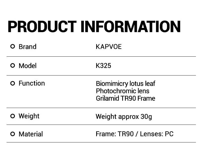 KAPVOE Fahrradbrille MTB Bike Sport Photochrome Fahrradsonnenbrille Herren Fahrrad UV400 Outdoor-Brille Campingausrüstung – Detail 14