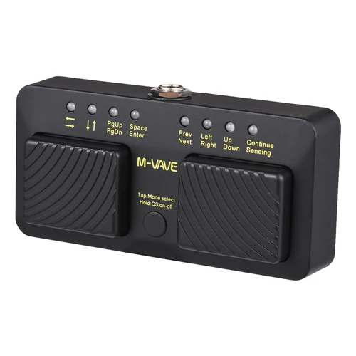 Imagen 1 del producto M-VAVE Cube Turner Pro inalámbrico Bluetooth página Turner Pedal silencioso USB recargable para iPad iPhone tableta teléfono inteligente nuevo