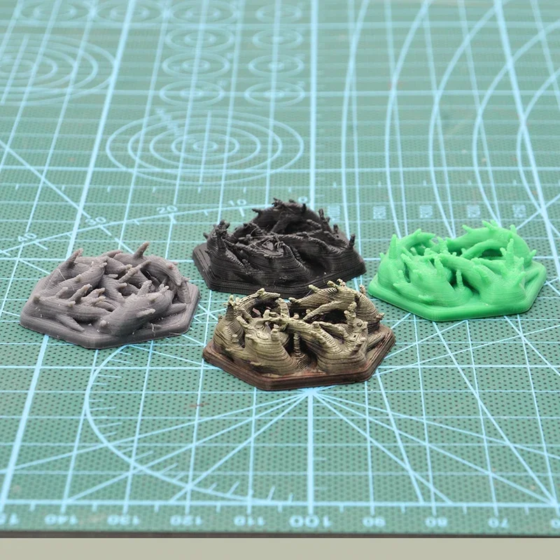 3D printable GLOOMHAVEN TRPG dungeons miniatures token rock monster thorns traps skulls pile stone coffin treasure chest models