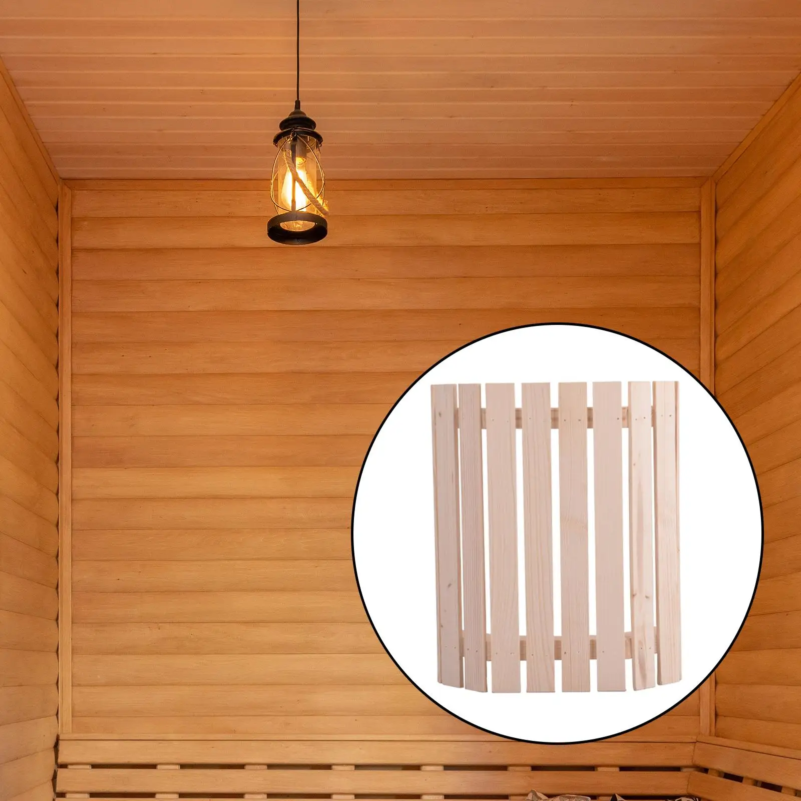 Paralume per bagno turco pratico Anti rustico Sauna Room paralume paralume per la decorazione della stanza del vapore della Sauna domestica