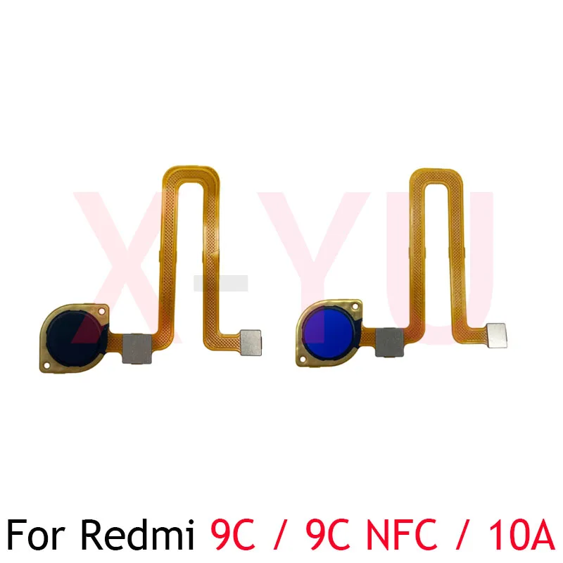 For Xiaomi Redmi 9C / 9C NFC / 10A Home Button Fingerprint Sensor Return Power Flex Cable