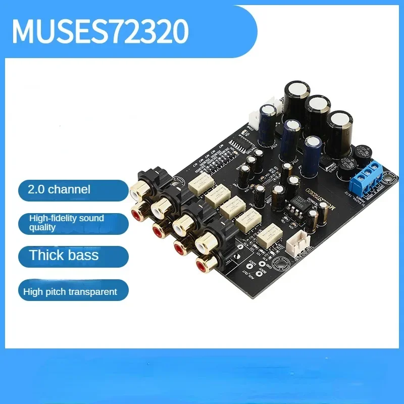 MUSES72320 Front Level Volume Controller HIFI Preamp Remote Amplifier