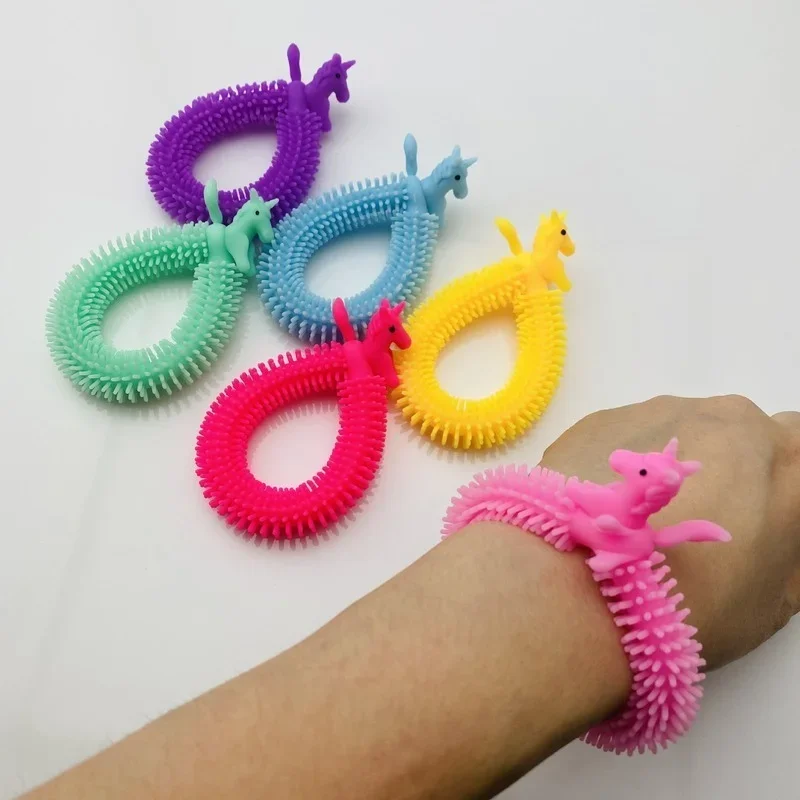 1pc Worm Noodle Stretch String TPR Rope Anti Stress Toys String Fidget Autism Vent Toys Decompression Toy Sqishy Toy игрушки