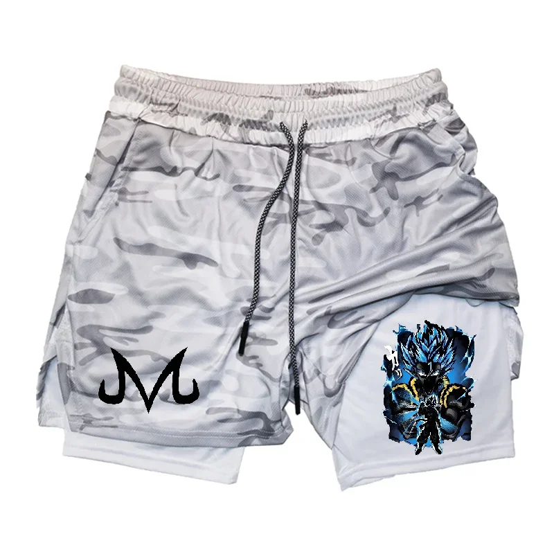 Summer Sporty Versatile Quick Dry Anime Print Men's Shorts Everyday Casual Personality Print Shorts 2024