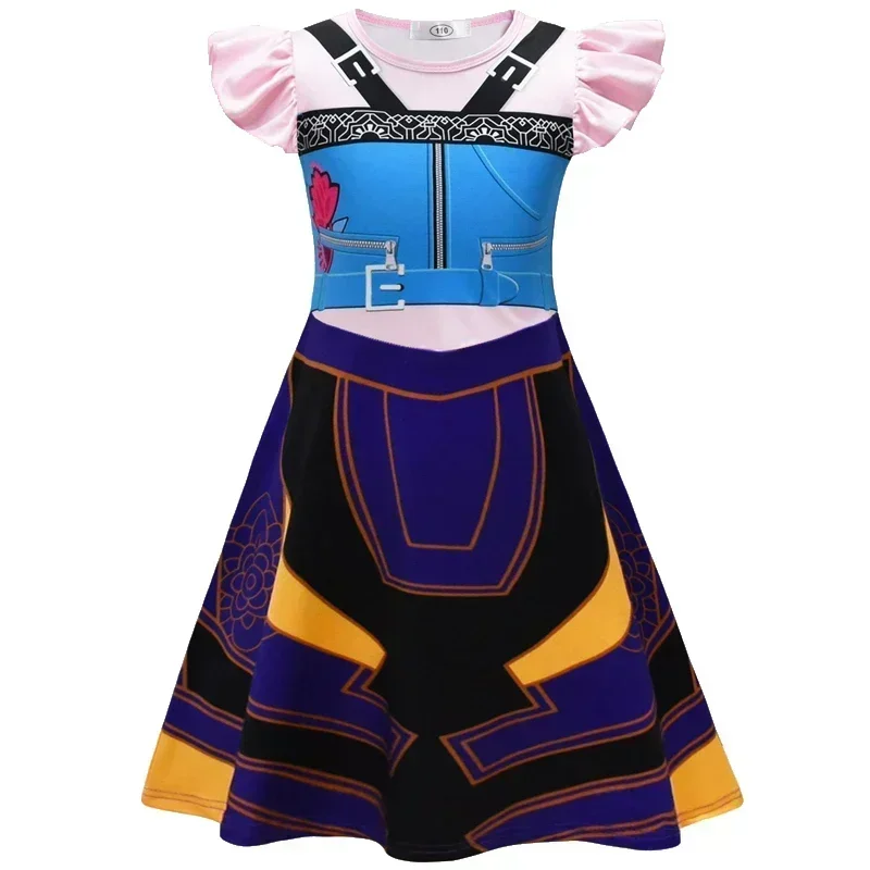 6 Stile Mädchen Cosplay Kostüm Bühnenauftritt Kleid Kinderparty-Kostüme 2026 Sommer Modekleidung Mädchen-Nachthemd – Detail 2
