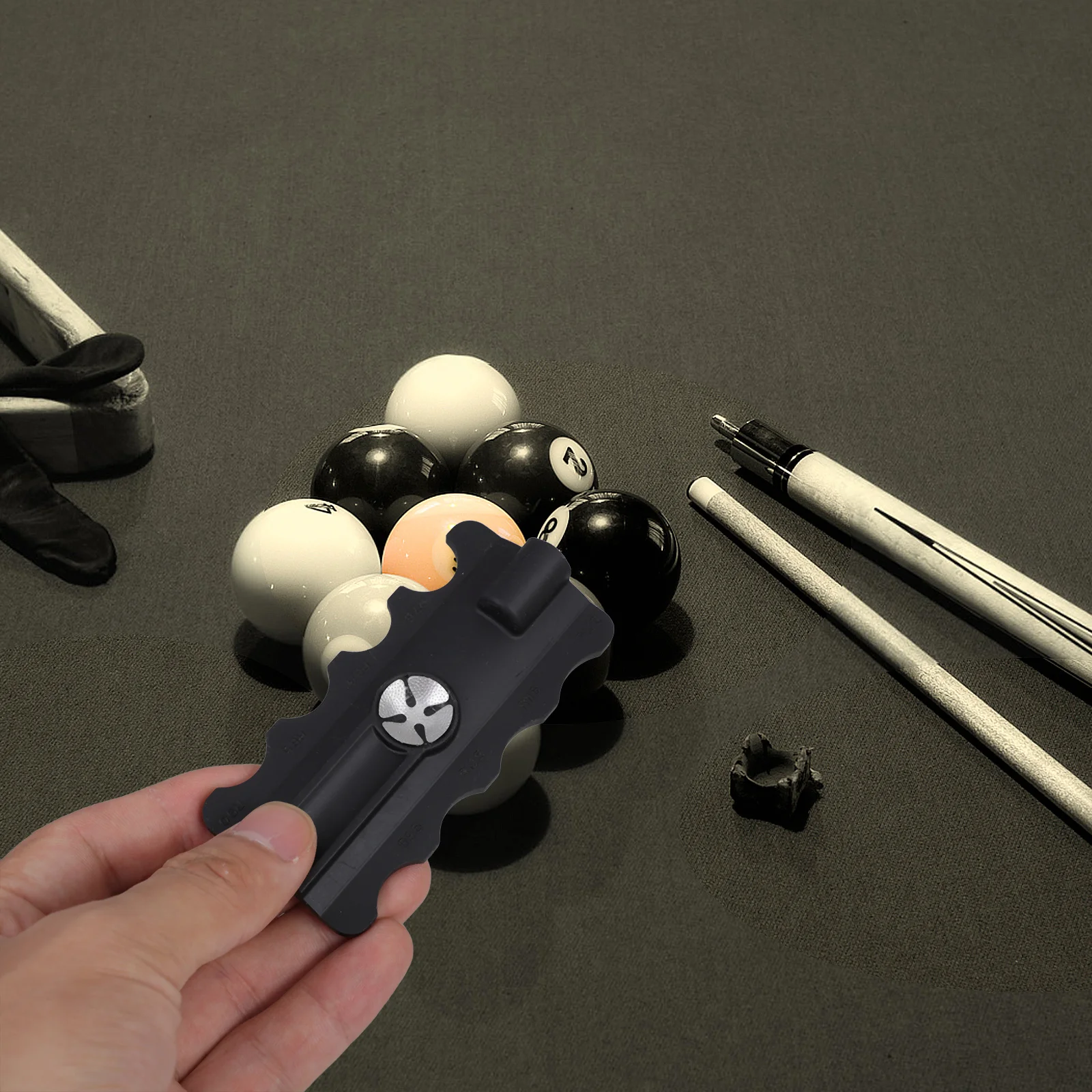 

Multi-Functional Pool Cue Tip Burnisher 5-in-1 Tool Snooker Billiard Cue Tip Repair Shaper Polishing Accessory