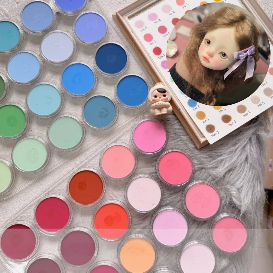 

New PanPastel 9ML/Box Ultra Light Clay Doll Face Makeup Soft Color Powder DIY Polymer Clay Animation Character Painting Paint
