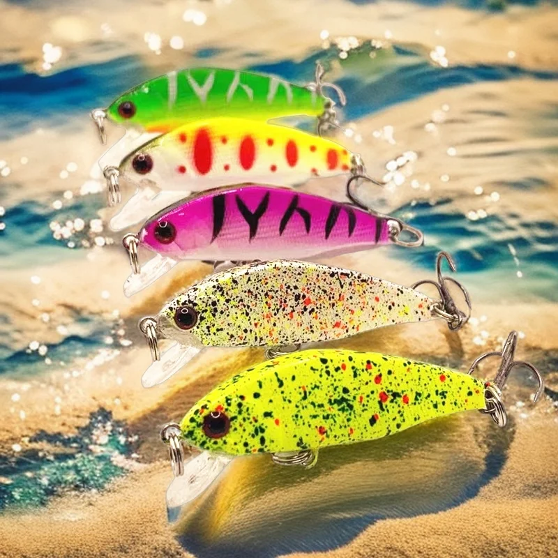 

Artificial Sinking Minnow Lure, Fishing Lure, Bass, Perch, Pike, Crankbait, Fishing Accessory, 45mm, 4G, 1Pc