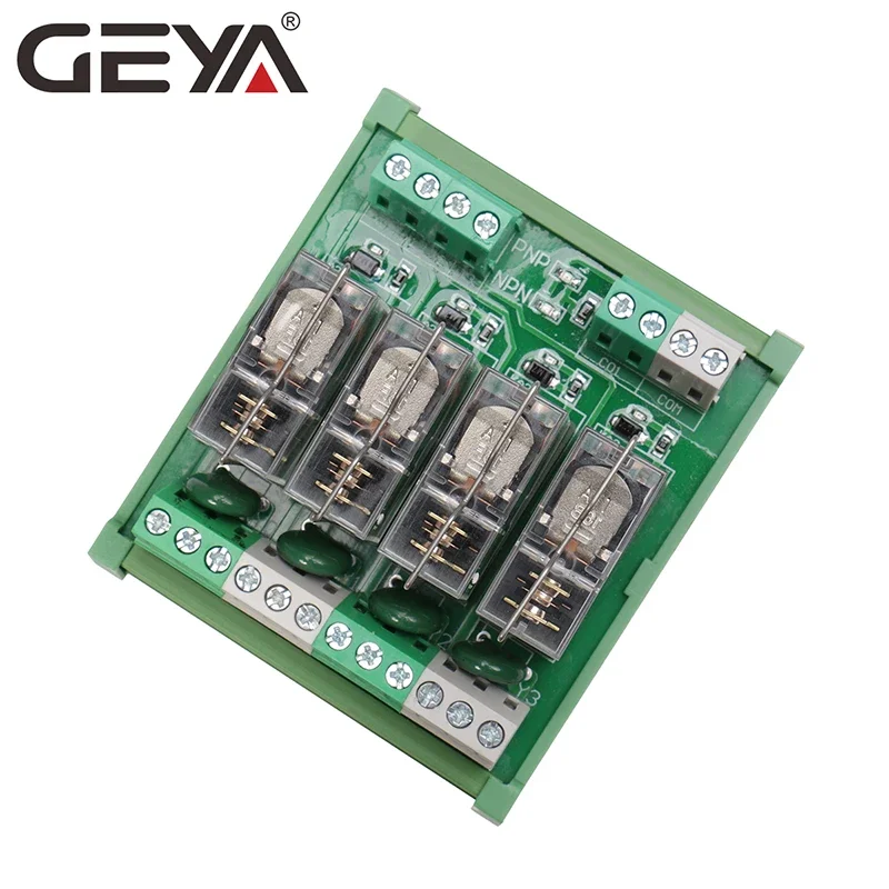 GEYA NG2R  4 Channel Relay Module 1NO 1NC Relay SPDT Module 12V 24V AC DC Relay PLC