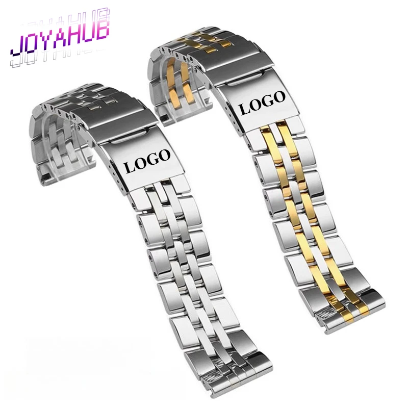 

Настраиваемый логотип, простая цепочка для часов из твердой изысканной стали, ремешок для часов Century Old Zero, ремешок для часов с застежкой-бабочкой Ocean Blackbird