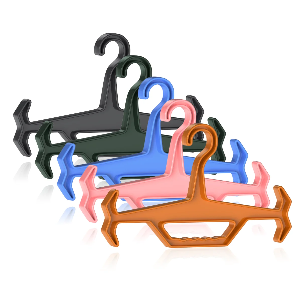Plastic Tactical Heavy Duty Clothes Hanger. Suitable for Storage and Organization of Body Armor Vests, Hunting Air Rifle Vests