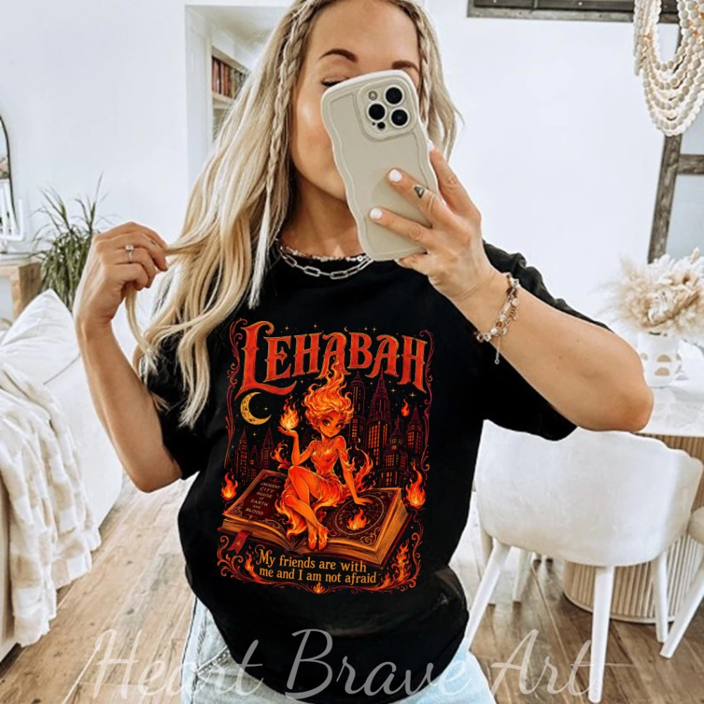 My Friends Are with Me Lunathion SJM Book Series T Shirt Lehabah Crescent City Shirt Crescent City Light It Up Tee Gift