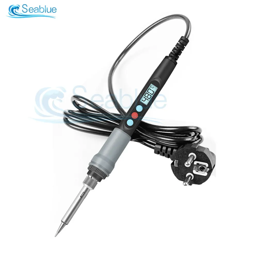 90W Soldering Iron Protable Digital Temp Adjustment Automatic Sleep Internal Thermal Ceramic Heating Electronic Welding Tools