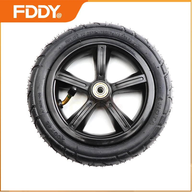 FDDY 200x45 Pneumatic Tire 8 inch Baby Stroller Inflatable Wheels For Medical Wheel Balance Bike Skateboard Electric Scooter
