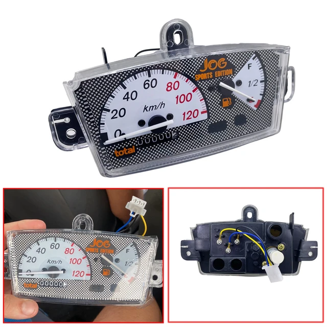 1PC Motorcycle Instrument Speedometer Assembly 120S Scooter Odometer Oil  Gauge For Yamaha JOG 50/90 ZR 3KJ 3YK - AliExpress 201355758