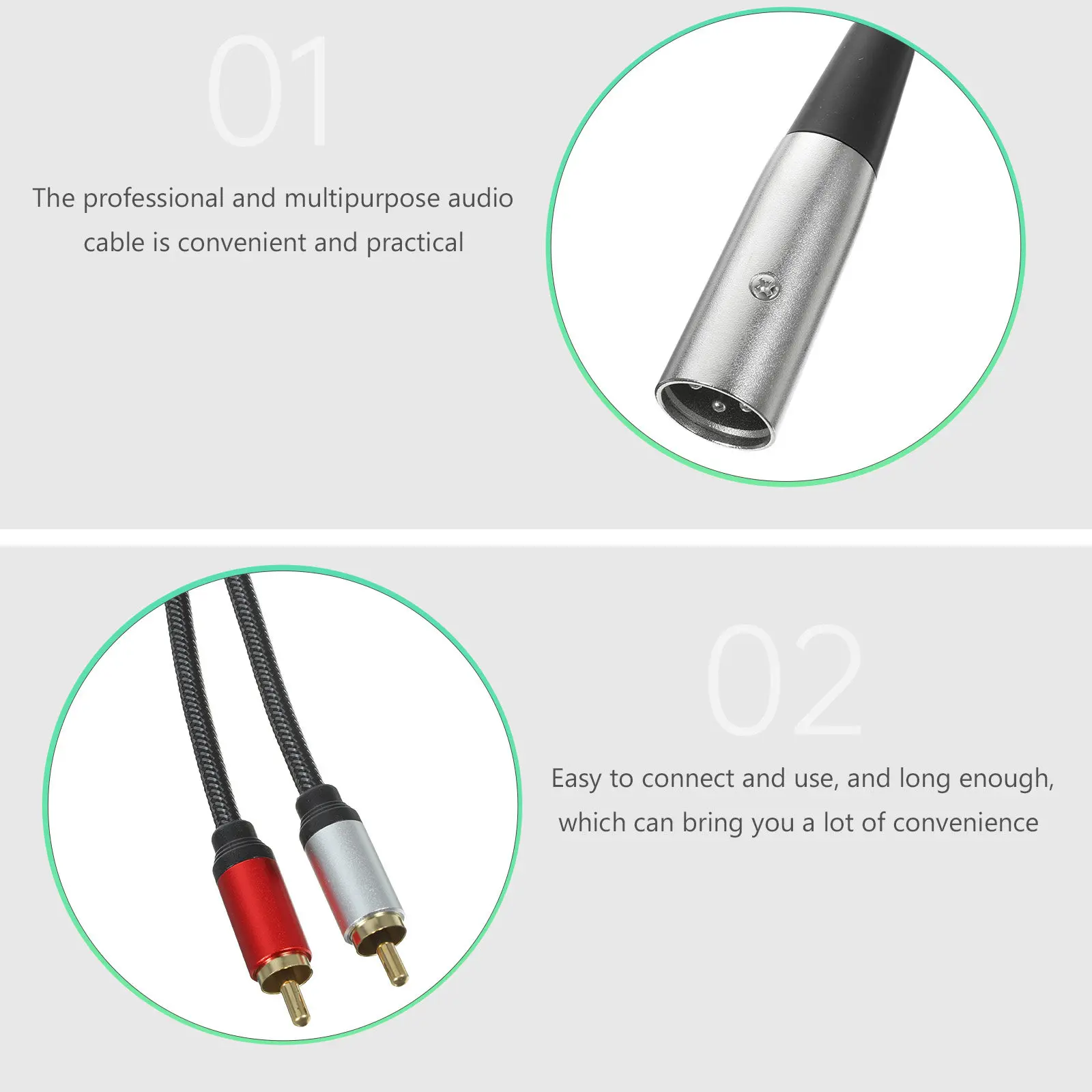 Xlr To Rca Audio Ca…