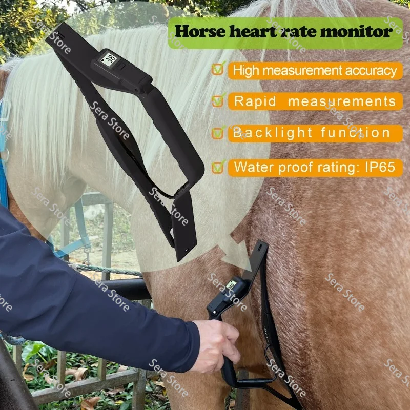 Horse Heart  Rate Sensor Monitor Rapid measurement with Backlight LCD Water Proof High accuracy KYTO2595