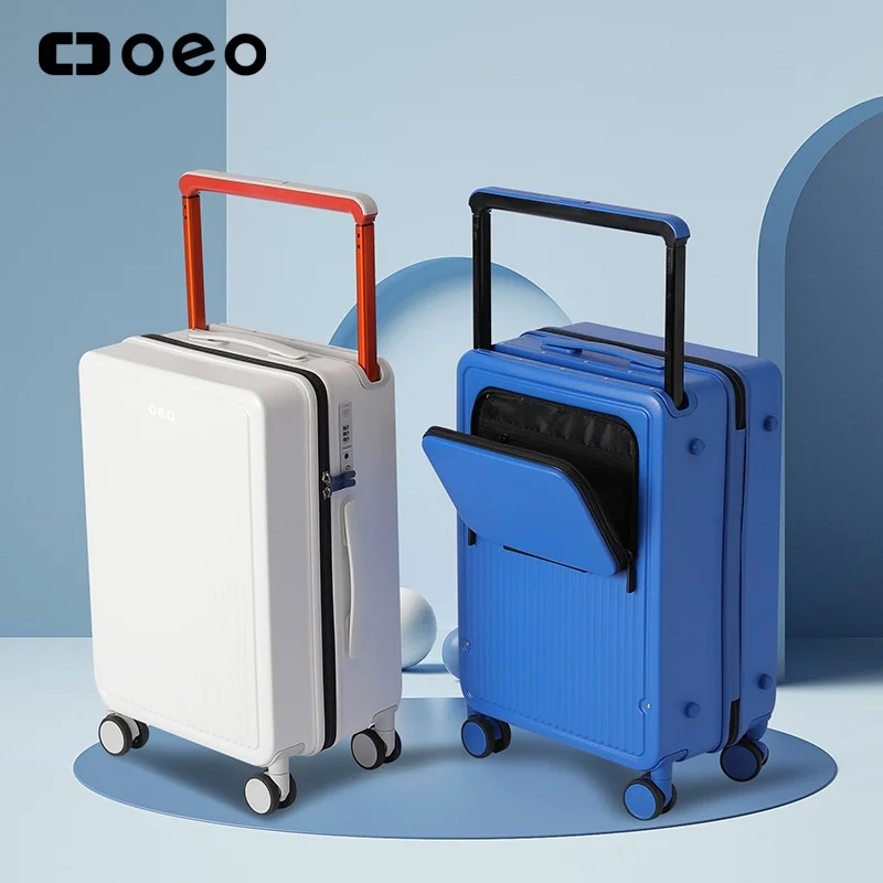 Multifunctional Luggage Trolley Case for Men and Women, Password Suitcase, Boarding, Large Capacity, 24Travel, 24