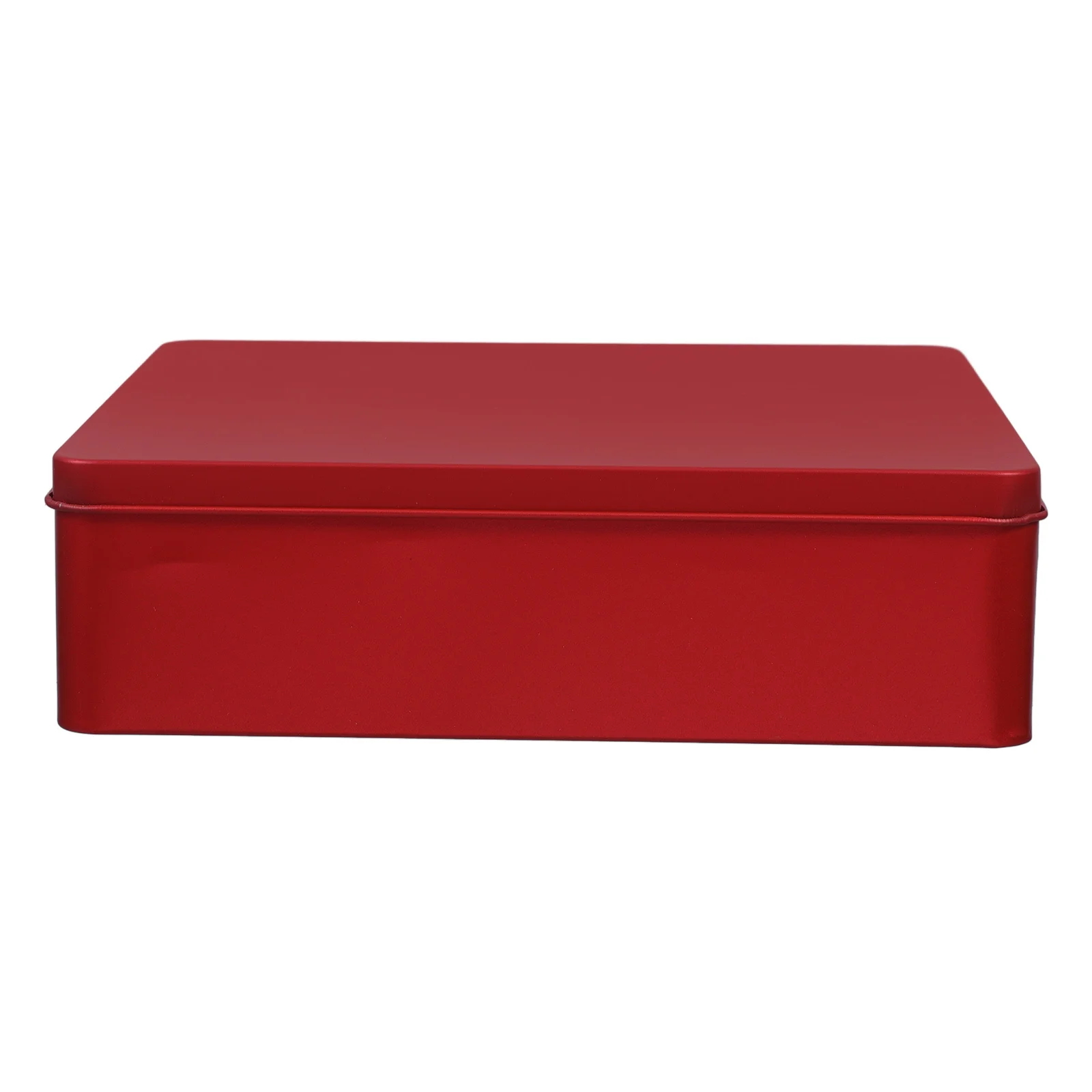 صندوق صفيح حلوى مربع فارغ كلاسيكي مزخرف وقابل لإعادة الاستخدام لتخزين حلوى البسكويت علبة صغيرة مع غطاء لهدايا الحفلات