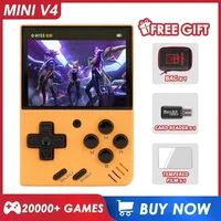 MIYOO MINI V4 Consoles Handheld Game Players 2.8'' IPS OCA Portable Video Game Linux System Retro Game Console Spelcomputer Met