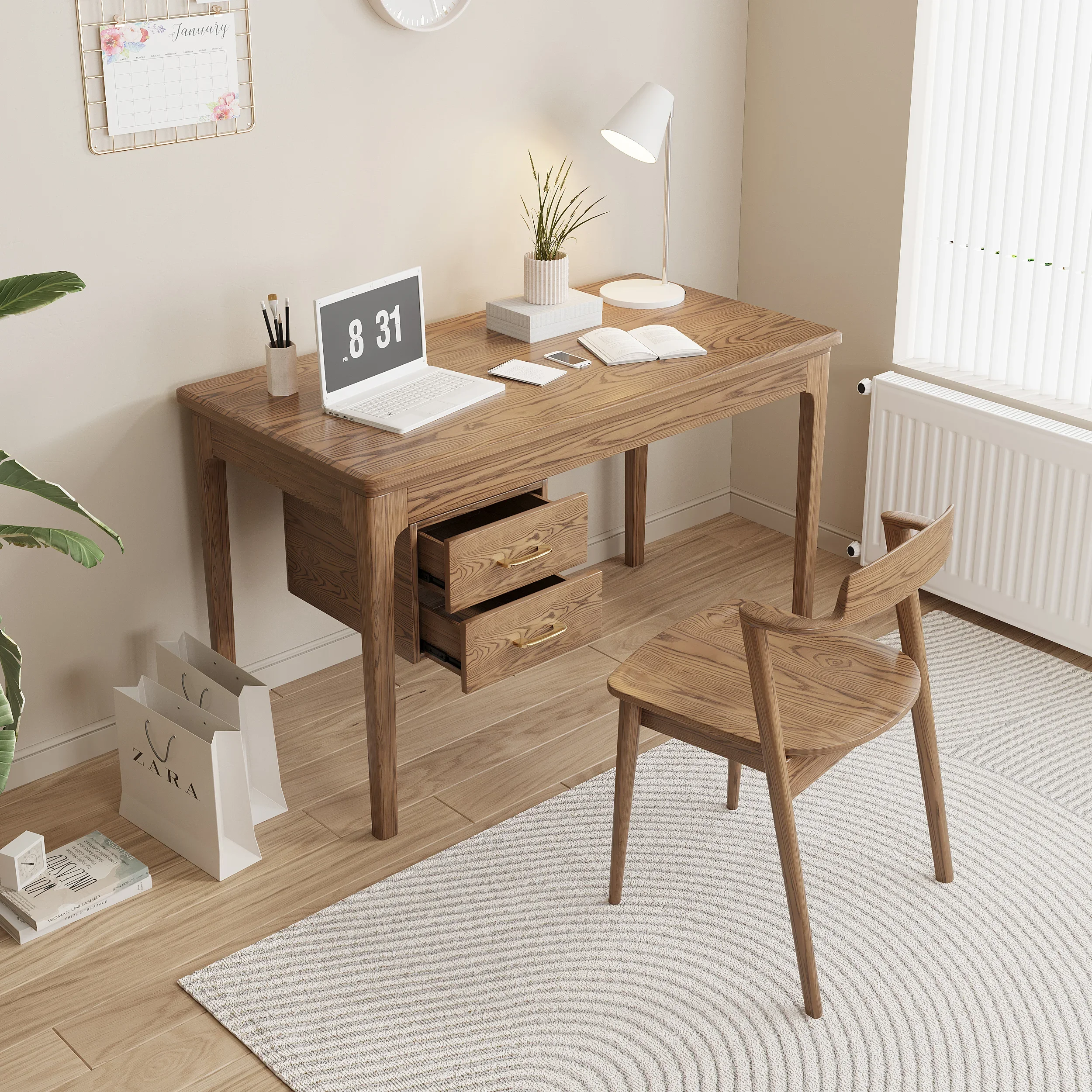 

#Modern Latest Good Stability Bedroom Furniture Wooden Small Writing Study Desk.