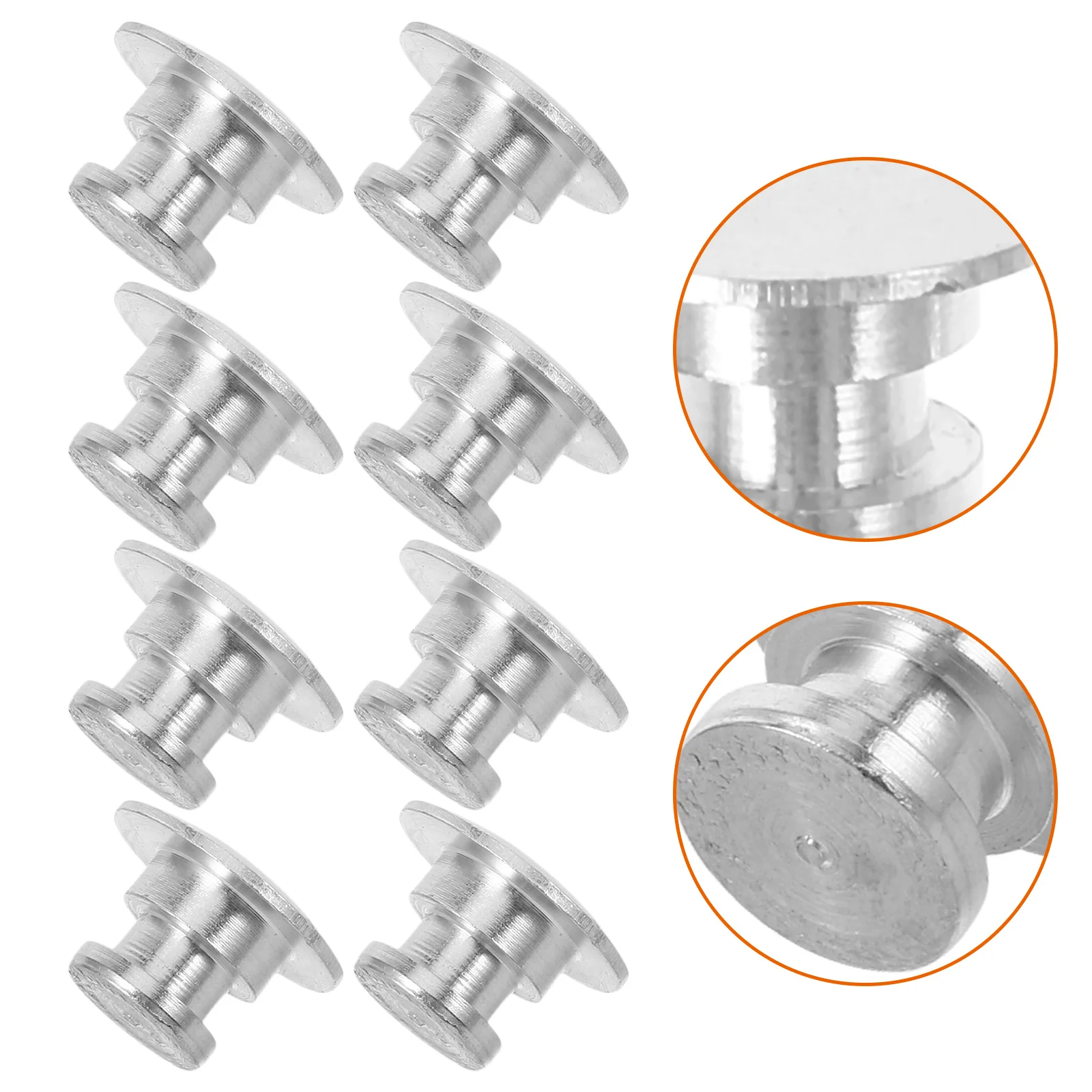 

8pcs Safety Accessories White Buckle Construction Hard Hat Liner Replacement PartsHelmet Visor Screws Labor Protection