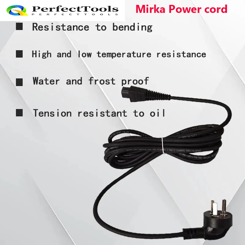 Finland Mirka Electric Dry Grinding Machine Power Cord 4m 6 Inch Round Sandpaper Machine Rectangular Grinding Accessories