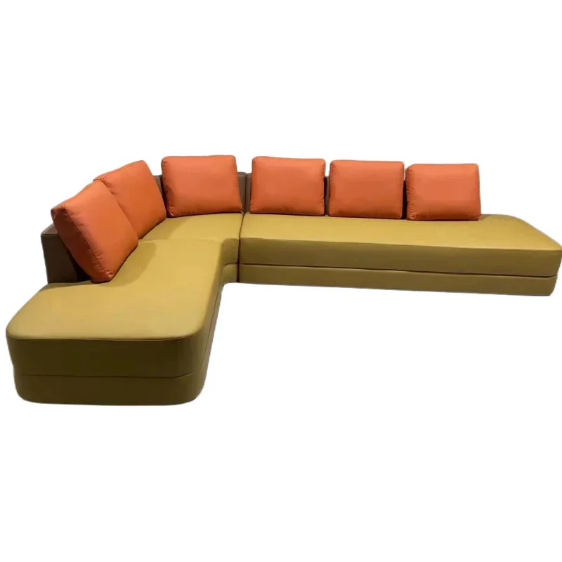 AS Velvet fabric canape salon modern sofa L shape lounge corner sofa couch Modular sectional sofa