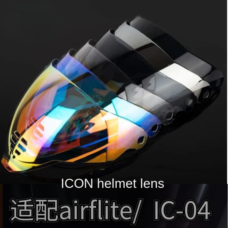 Helmet Lenses ICON IC-04 Airflite Ghost Face Day and Night Visors Universal Motorcycle Helmet Accessories Lenses