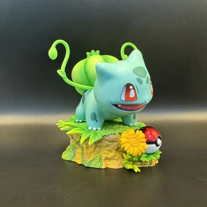 Figurine Bulbasaur en Pvc de 10cm, modèle de Collection de figurines d'anime, ornements décoratifs de bureau pour garçons, cadeaux