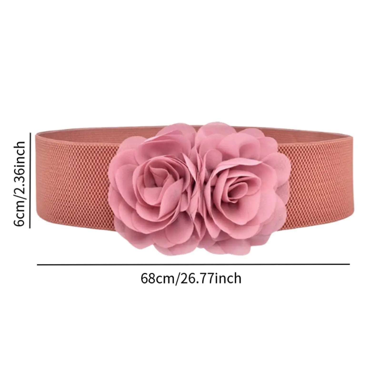 Womens Wide Belt Casual Corset Belt Elastic Waist Belt for Coat Dress Decoration