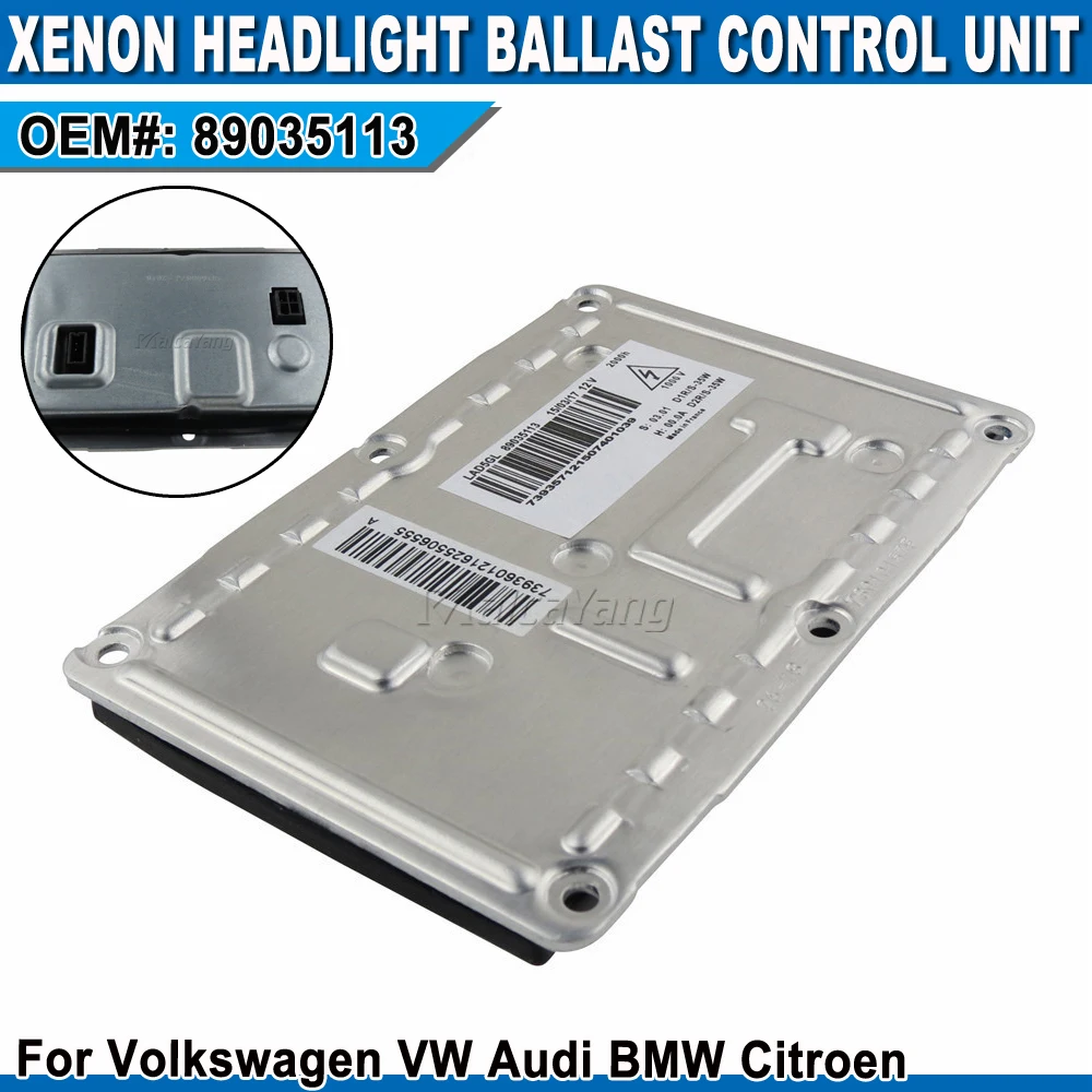 HID Xenon Ballast LAD5GL 4-Pin A4 89035113 63126938561 6224F9 For Volkswagen VW Audi BMW Citroen 5139061AA 3D0907391B 8E0907391A