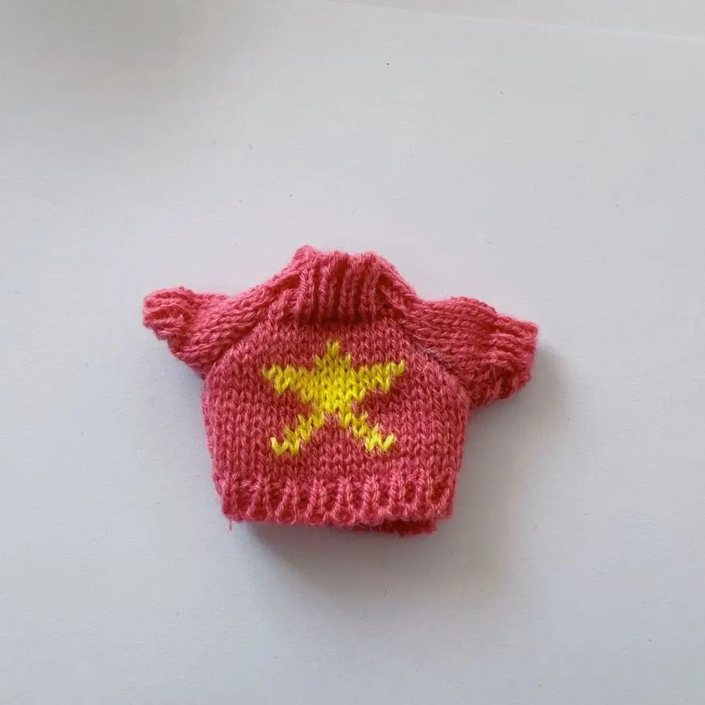 

Plush Doll's Clothing Christmas Style Dolls Sweater White/Red/Green Cute BJD Doll Clothes 10cm Mini for 16cm/17cm Bjd Doll